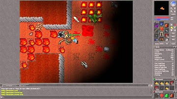 Tibia [7.3] Killing Dragon with Burst Arrows