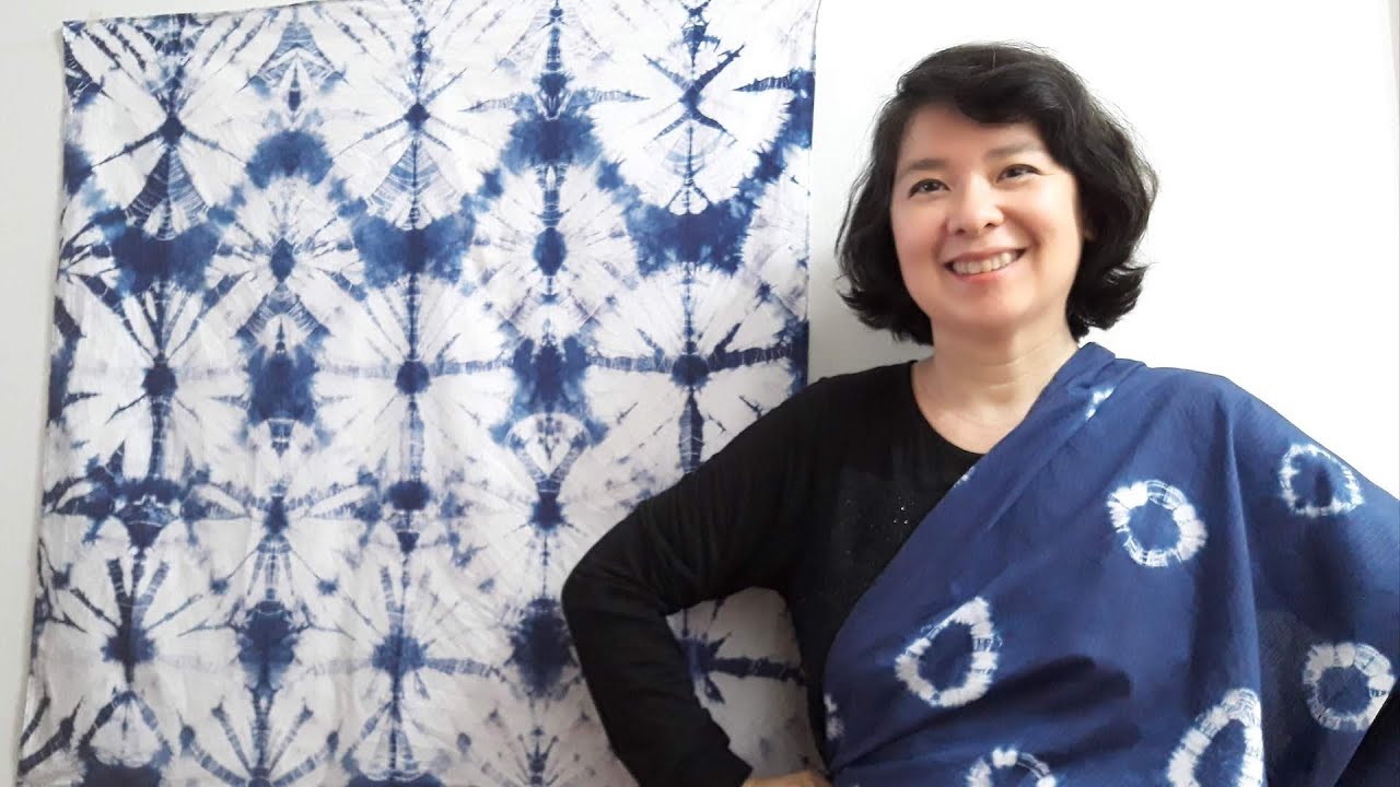 Shibori - Como criar estampas diferentes com a mesma técnica de dobras.