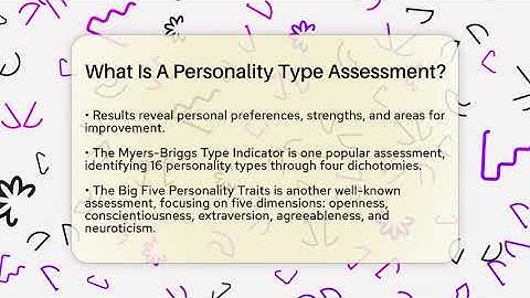 What Is A Personality Type Assessment? - The Personal Growth Path