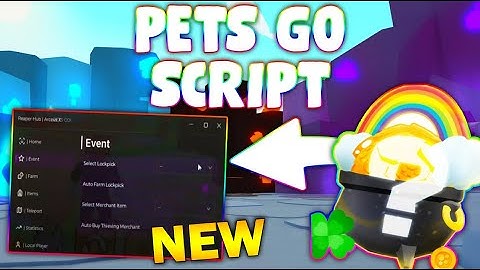 *NEW* PETS GO Script (PASTEBIN 2025) ( AUTO THIEVING , AUTOFARM, AUTO COINS,VENDING MACHINE )