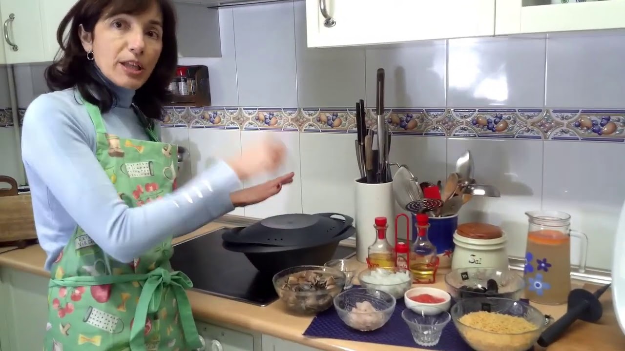 Fideguá de mariscos en thermomix