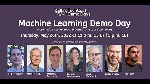 TCD (5/2022) - Learn How to Invoke Your Python Functions from SQL with OML4Py