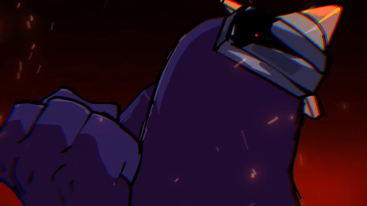 fnf TRIFLETHUMB cover (black vs maroon)  #fnfimpostor #fnfamongus #art #fnfimpostorv5