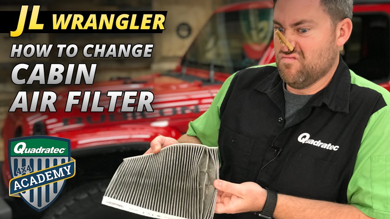 How to Change the Cabin Air Filter in a Jeep Wrangler JL or Jeep Gladiator  JT - YouTube