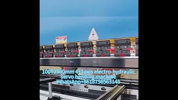 100T2500mm 4+1 axis electro-hydraulic servo bending machine