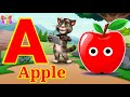 Phonics Song 2 with TWO Words in 3D - A For Airplane - ABC Alphabet Songs with Sounds for Children's