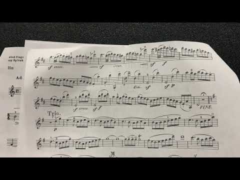 "Gavotte" by Vieuxtemps - read-through video for violin
