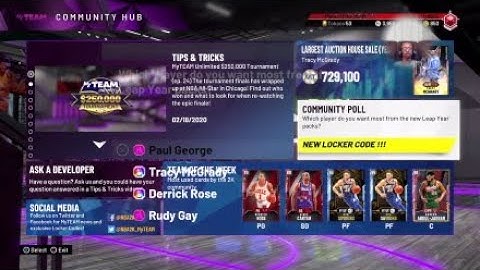 3 New Nba2k20 My team locker Codes