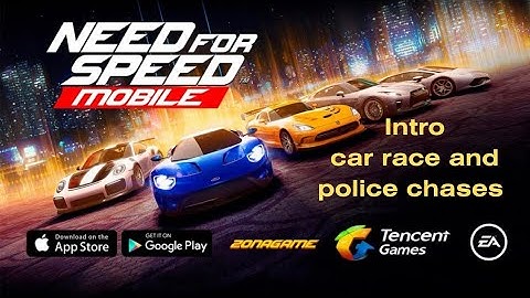 Need for Speed mobile | intro| racing and police chases
