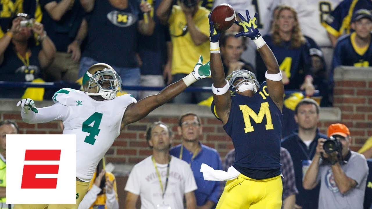 NotreDame #FightingIrish in #neon green uniforms