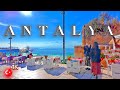 ANTALYA 📍 Winter / Walking Tour 4K through the City 4K TÜRKIYE 🇹🇷 Ambient Sound #turkey #antalya