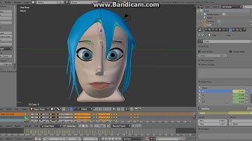 blender facial animation test