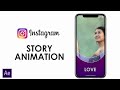 After Effects Tutorial | Instagram Story Animation in After Effects