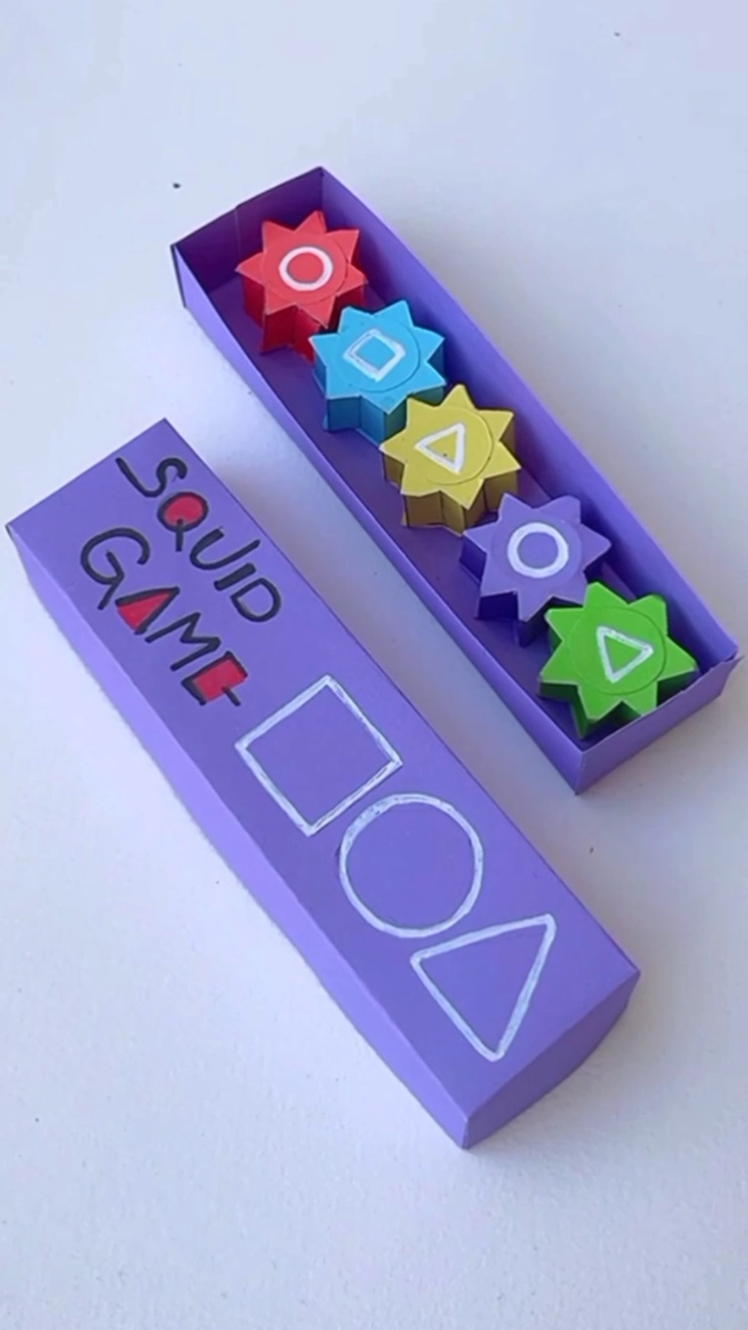 Squid game ? #shorts #tonniartandcraft #diy #love #craft #papercraft #squidgame