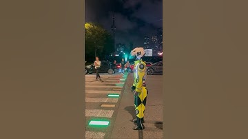 Traffic Control Police  Humanoid Robot have appeared in Shanghai China. #robotics #police #shanghai