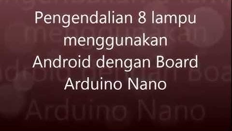 PENGENDALIAN 8 LAMPU MENGGUNAKAN ANDROID bag.1