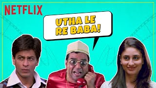 Best Bollywood One-Liners Ft Shahrukh Paresh Kareena Akshay Kajol More Netflix India