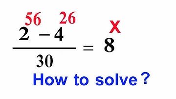 Math Olympiad Problems  Nice Exponential Equations Hot New Trick  Find The  Value Of X