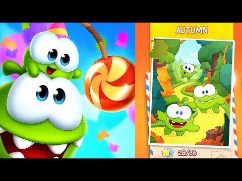 Cut the Rope Remastered - Bonus Chapter - 1 Autumn Levels (1-9) 3 Stars Walkthrough