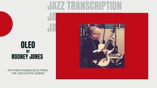 Oleo By Rodney Jones Jazz Guitar Transcription
