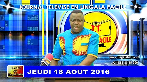ZACHARIE BABABASWE/JOURNAL EN  LINGALA FACILE MERCREDI LE 17 AOUT 2016