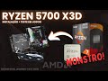 RYZEN 5700X3D Melhor CUSTO BENEFÍCIO para JOGOS - Instalação + Teste em Jogos!