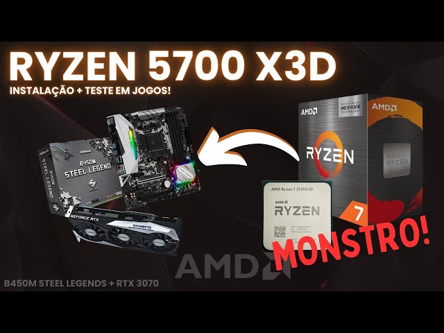 RYZEN 5700X3D: The Best Value for GAMING - Installation + Game