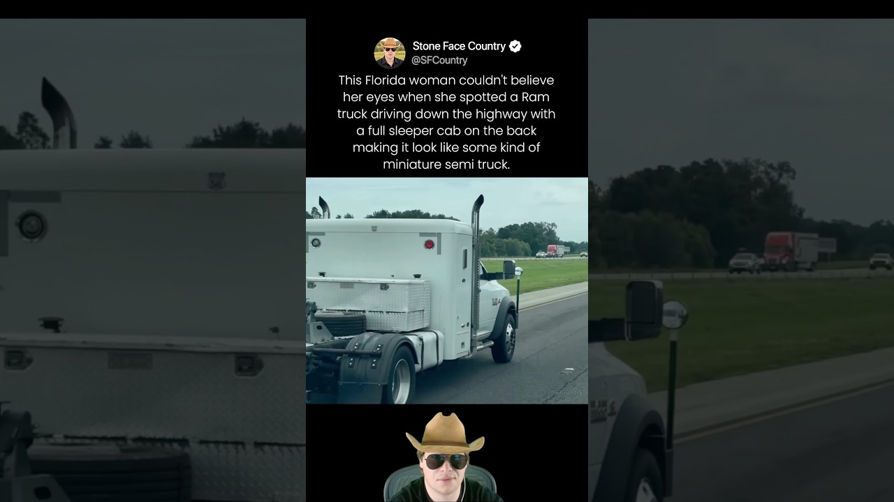 This Florida woman couldn't believe her eyes when she spotted a Ram truck driving down the highway