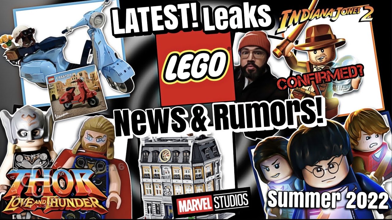 LATEST LEGO Leaks News Rumors 2022 | Indiana Jones, Marvel, Harry Potter, Creator Expert - YouTube