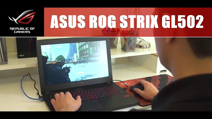 Asus republic of gamers gl502vs review