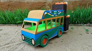 MINI DJ BUS 🚌 | How to Make a dj Bus gadi- dj Bus Toy