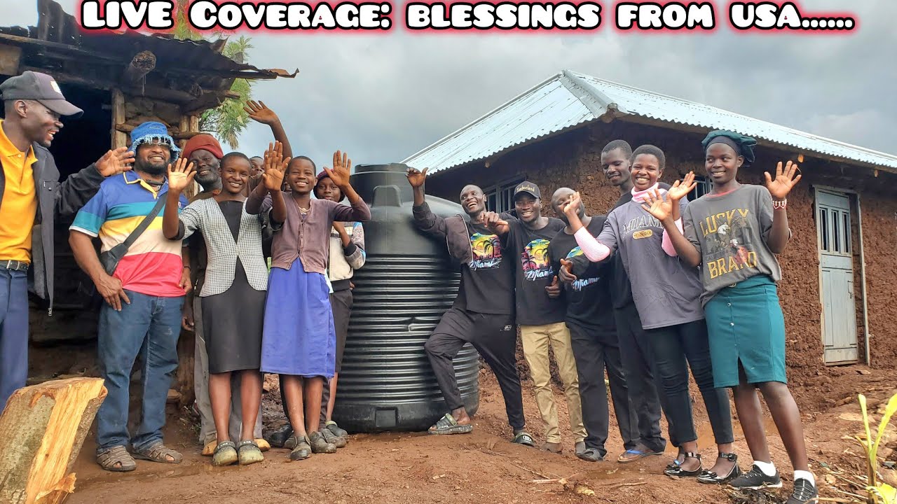 🌍 LIFE-CHANGING GIFT: BABA TRUFOSA’S FAMILY RECEIVES WATER TANK FROM THE USA!