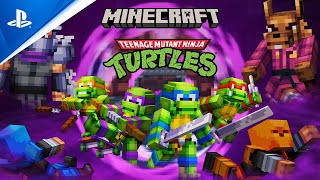 Minecraft - Teenage Mutant Ninja Turtles Launch Trailer | PS4 & PS VR Games screenshot 5