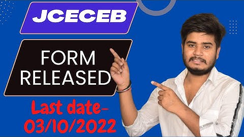 JCECEB 2022 FORM RELEASED🥳