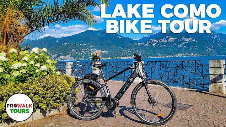 Lake Como Bike Ride, Italy  - 4K - 36 Miles / 58 Km