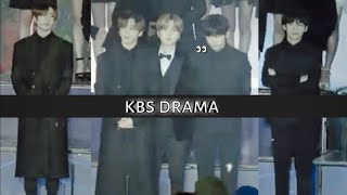 Taekook drama from this night~KBS awards
