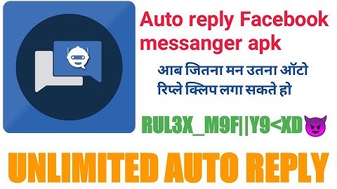 FB FYT VIDEO AUTO REPLY UNLIMITED CLIP NEW UPDATE 2022 BEST FYTER AUTO FB MESSENGER APK