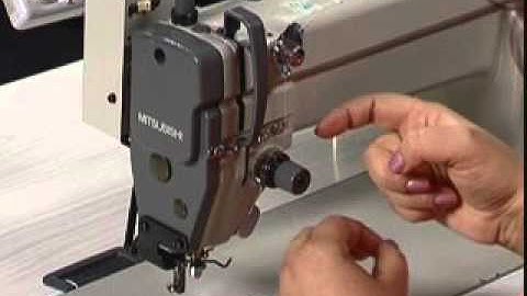Threading Lockstitch Machine