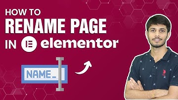 How To Rename Page Template In Elementor | WordPress Tutorial