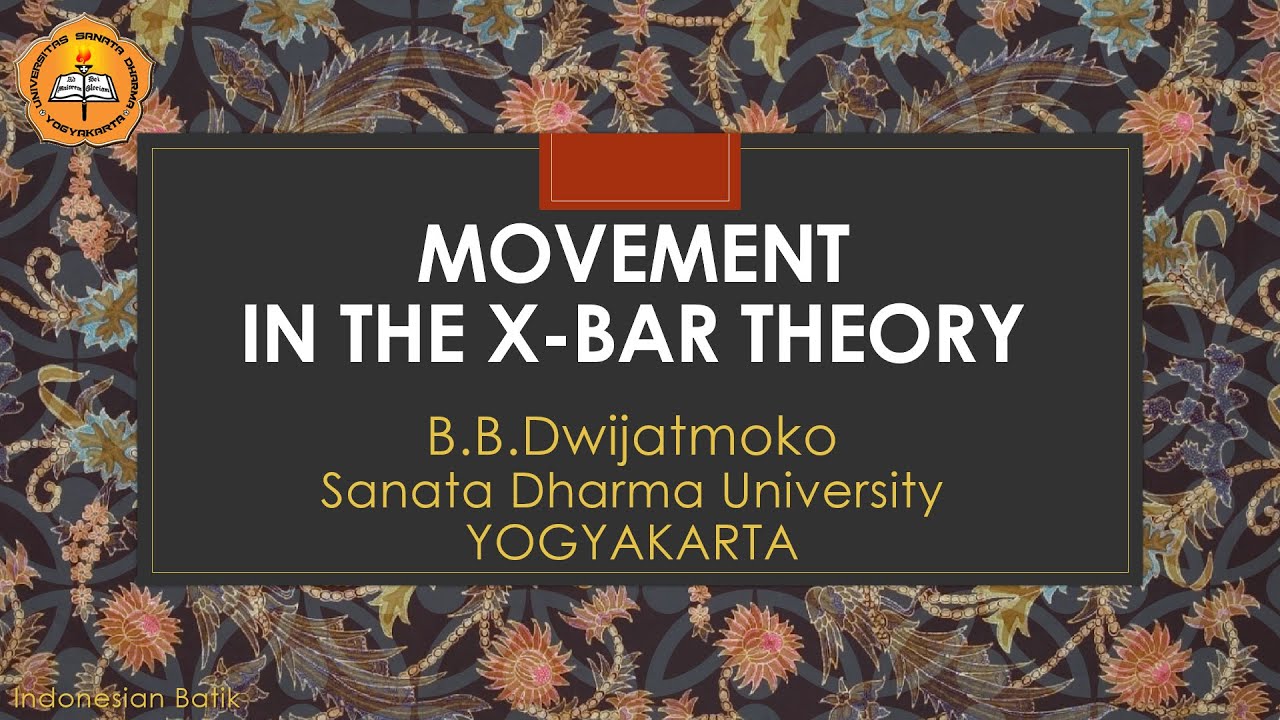Movement in the X bar Theory