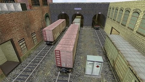 overview of the map de_train l Counter Strike 1.6