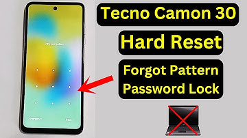 Tecno Camon 30 Hard Reset Remove Pattern Password Lock Without PC | Tecno Ka Pattern Lock Kaise Tode