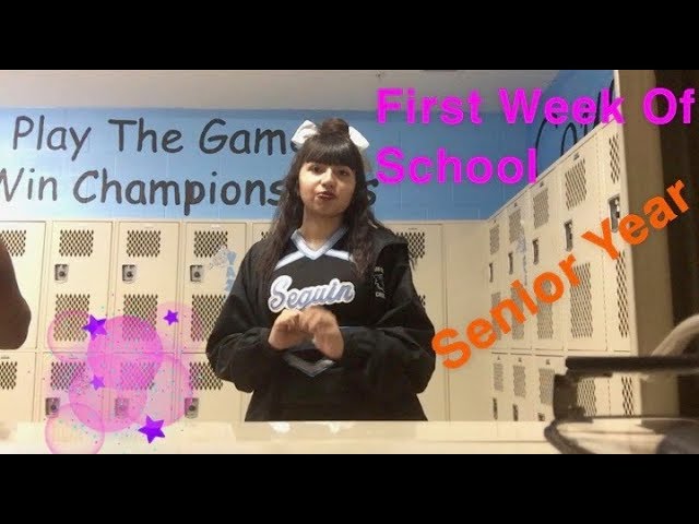 First Week Of School Vlog: 8/19--8/23