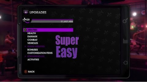 Fastest Way to Max Upgrade for Saints Row 3 Remastered