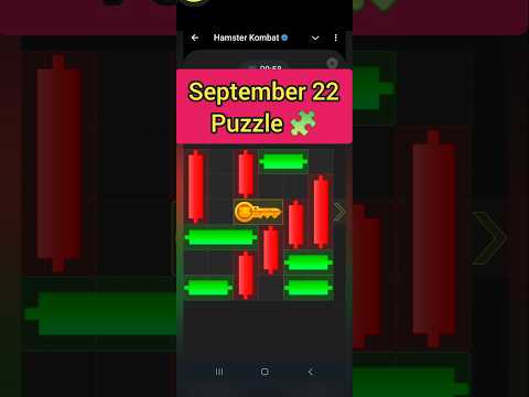Hamster kombat puzzle September 22 mini game #shots #hamsterkombat
