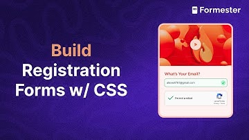 How to Build a Custom Registration Form with CSS (No HTML)