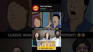 Indians watching it for the first time!! 😍 #beavisandbutthead #funny #reaction