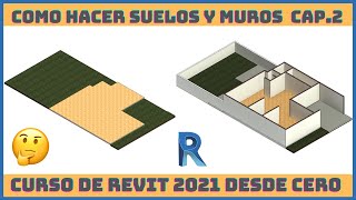 🤔 2/9 Como Hacer MUROS y SUELOS en REVIT 2021 ✅ CURSO COMPLETO de REVIT 2021