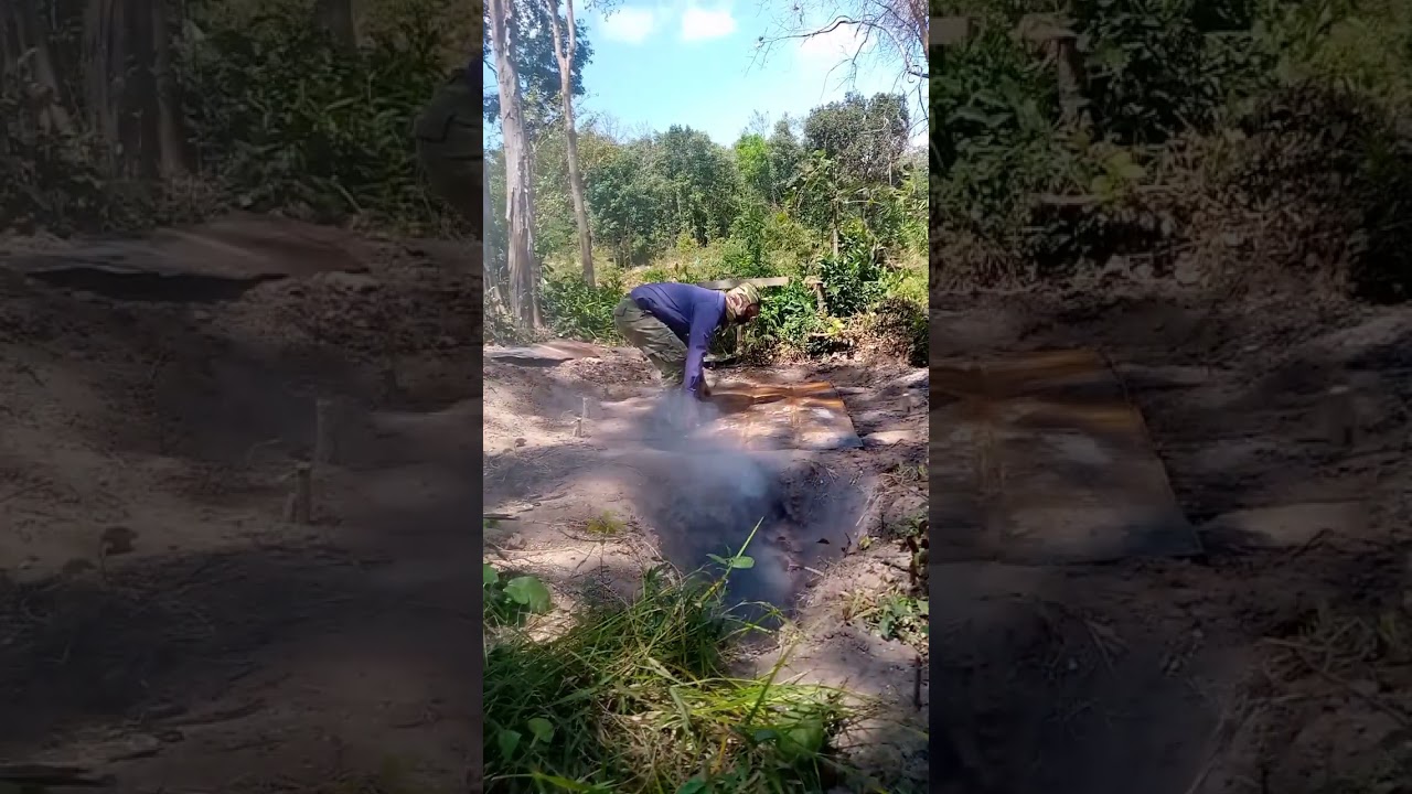 เผาถ່านเตาหลุมເຜົາຖ່ານເຕົາຫລຸມ2