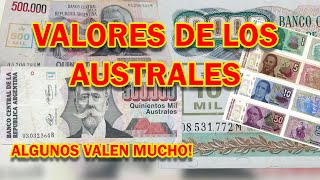 Los Australes Valen Hasta 600 Usd Mas De 90.000Ars Los Tienes?